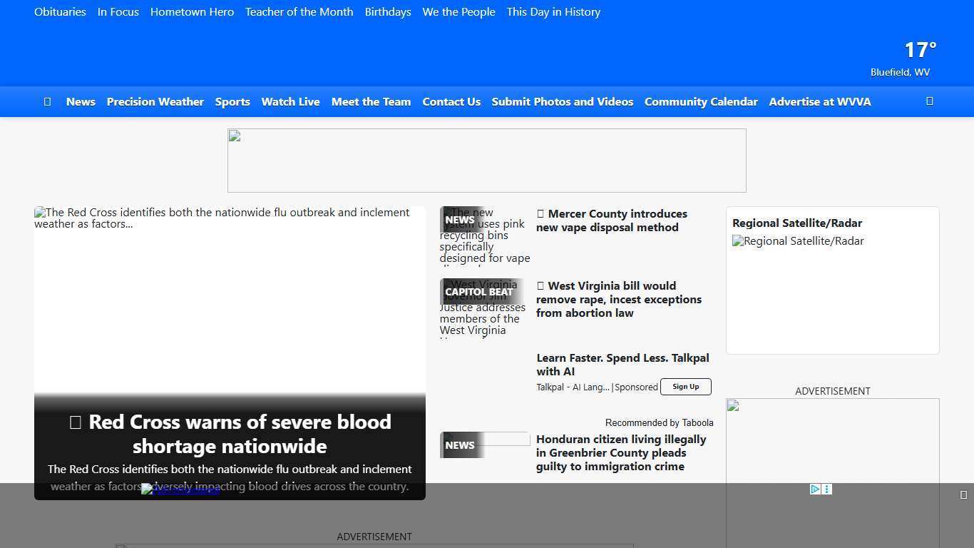 WVVA | Bluefield - Beckley - Oak Hill Local News, Weather, Sports | Bluefield, WV